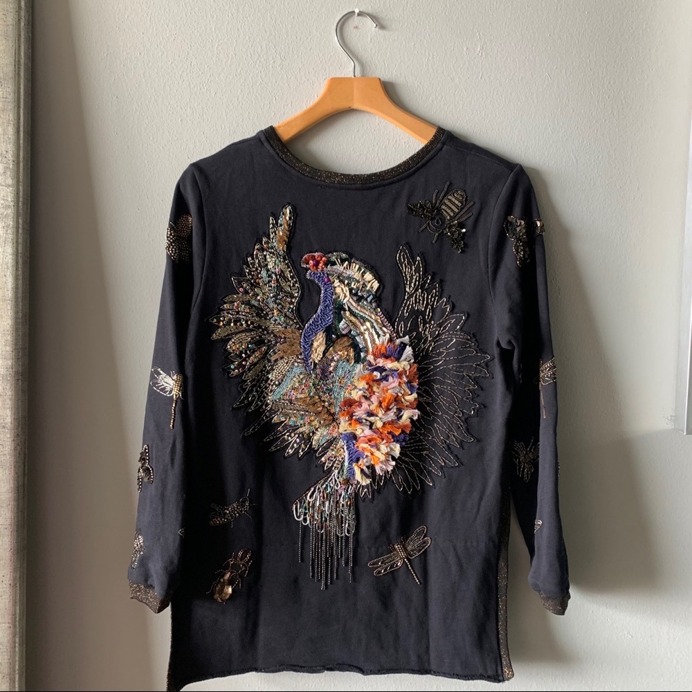 THE UGLY GIRL VIVA LA VIDA EMBROIDERED SWEATER